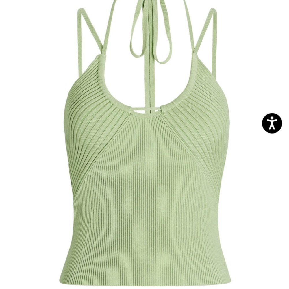 Johnathan simkhai green halter top